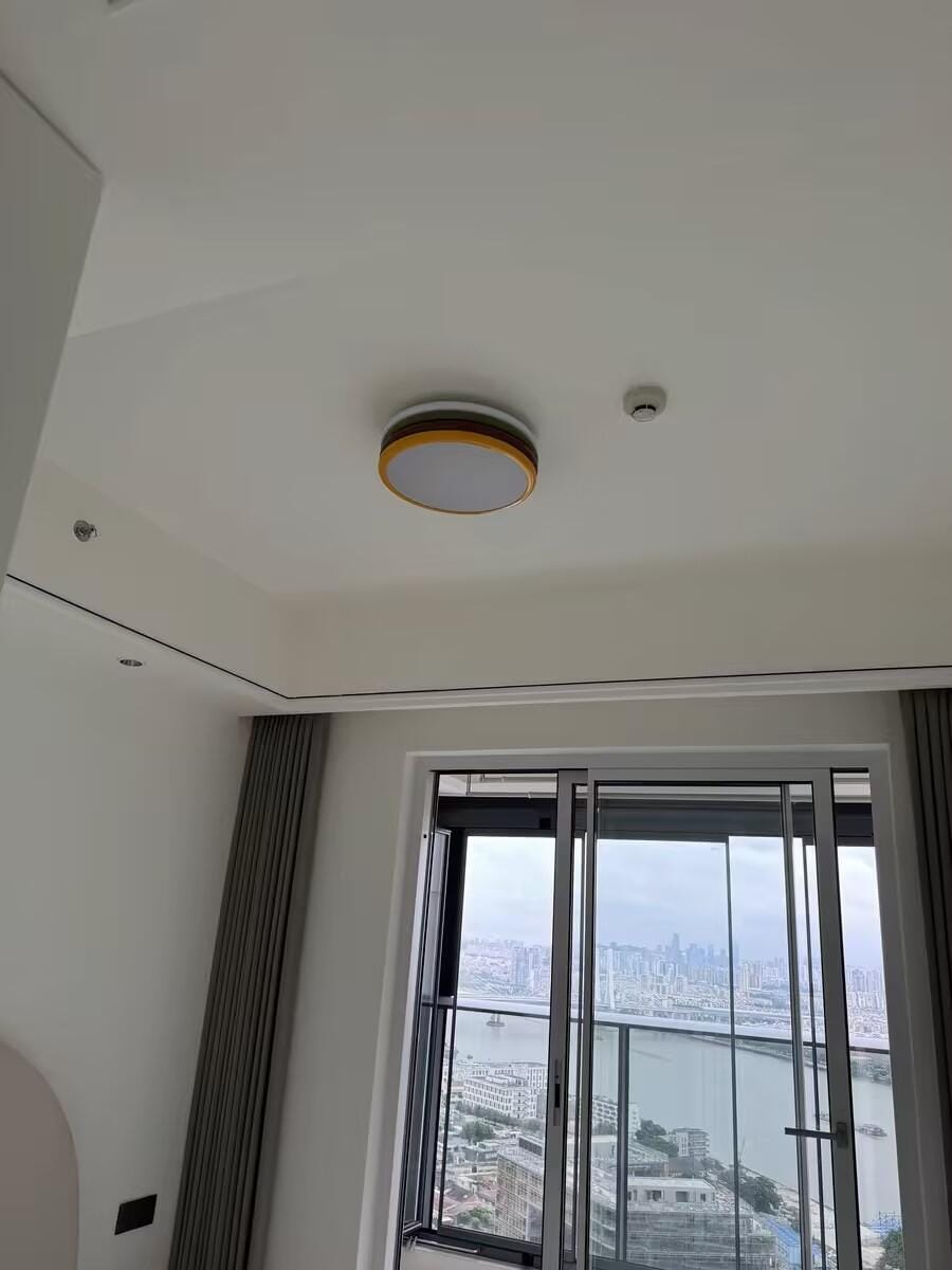 Customer photo review of Stacked Acrylic Ceiling Light, 50 cm Round, Integrated LED