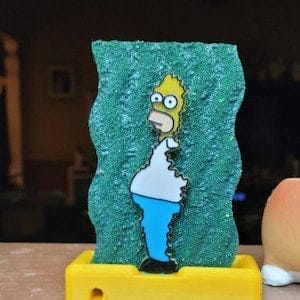 Customer photo review of Homer Sponge Holder