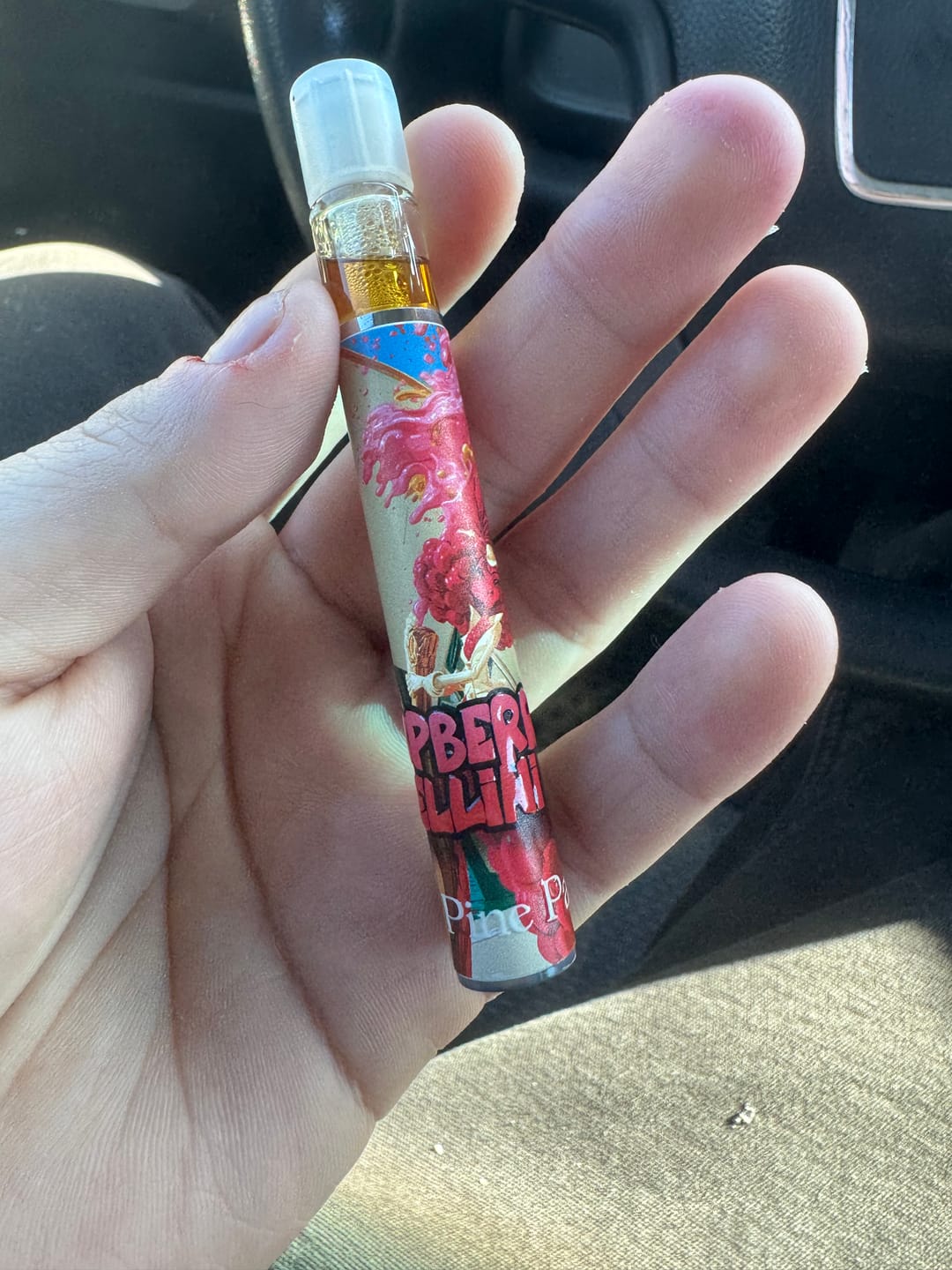Customer photo review of Raspberry Bellini Live Rosin Disposable 0.5g