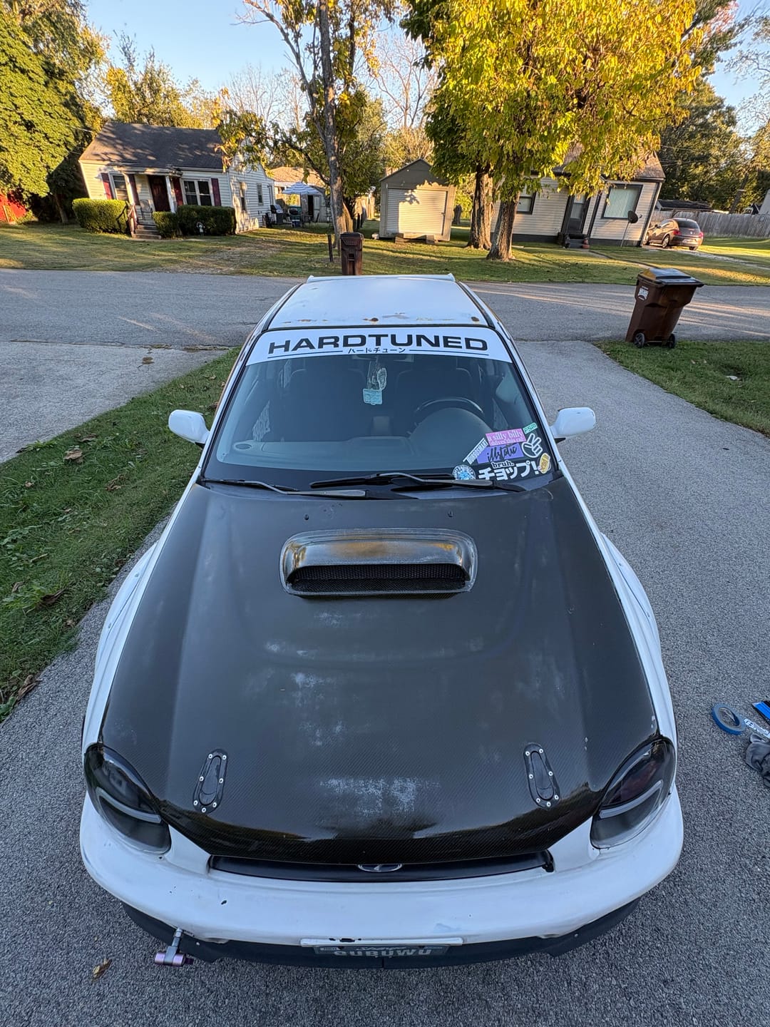 Customer photo review of HardTuned Window Banner - Modern