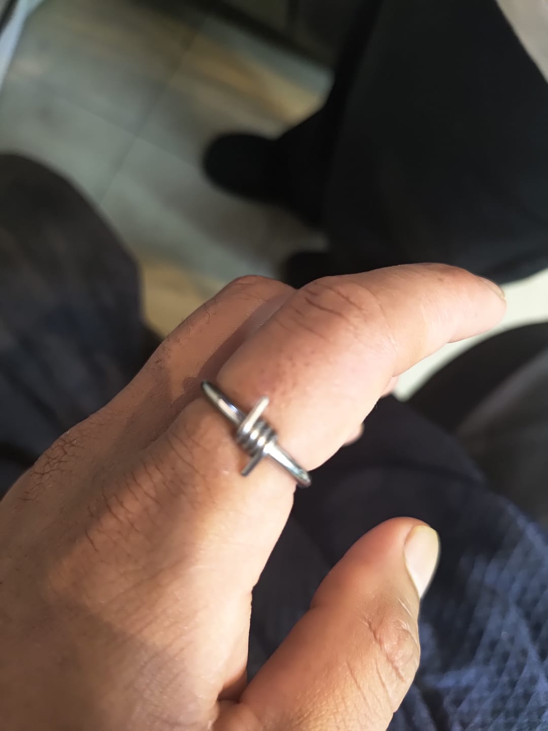 Customer photo review of Barb Ring