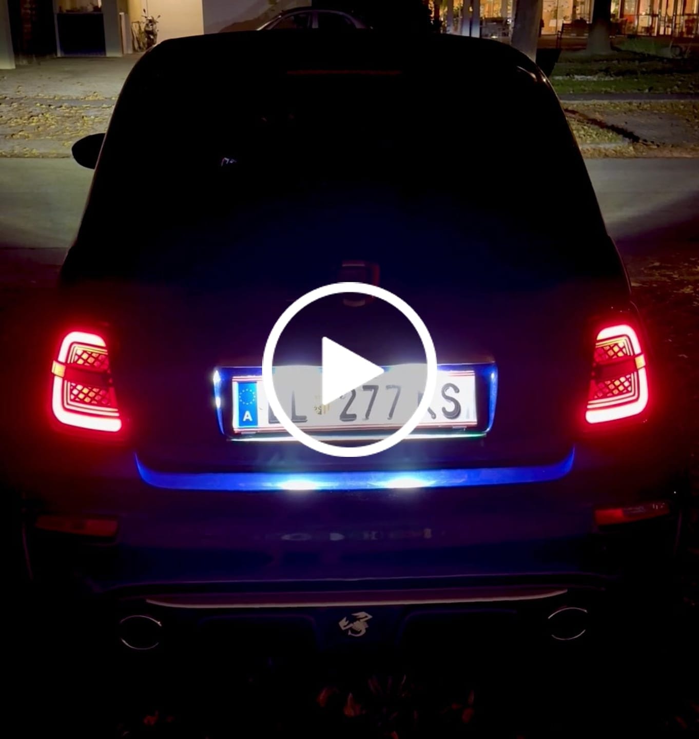 Customer video review of Fari LED Posteriori Abarth & Fiat 500 Restyling (2015–2025) | Serie 1