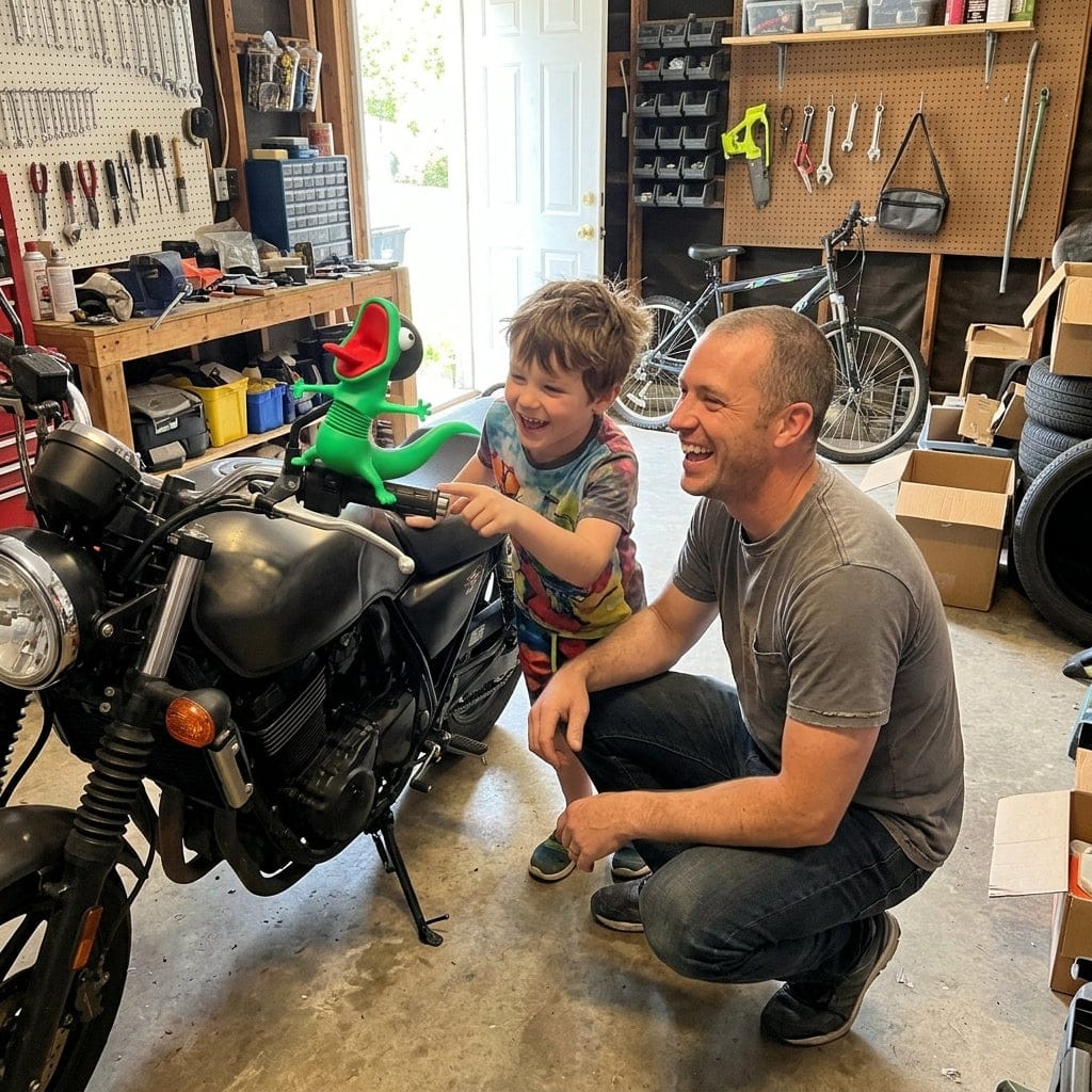 Customer photo review of Dancing Lizard That Rides