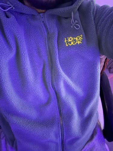 Customer photo review of Oversized Fit Teddy Unisex Hoodie