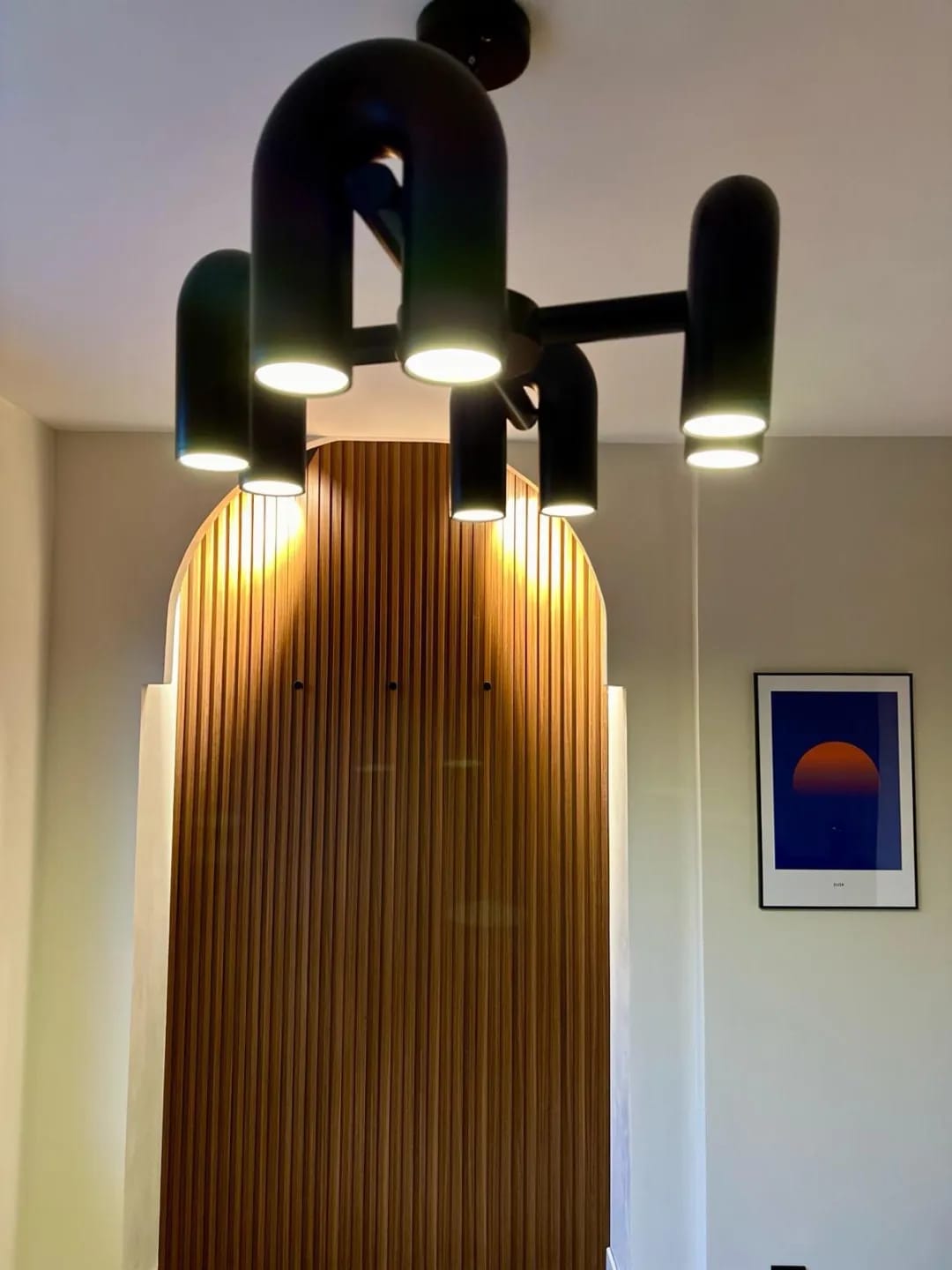 Customer photo review of U-Shaped Arch Chandelier, Integrated LED, 4 to 8 Heads, 60–100 cm