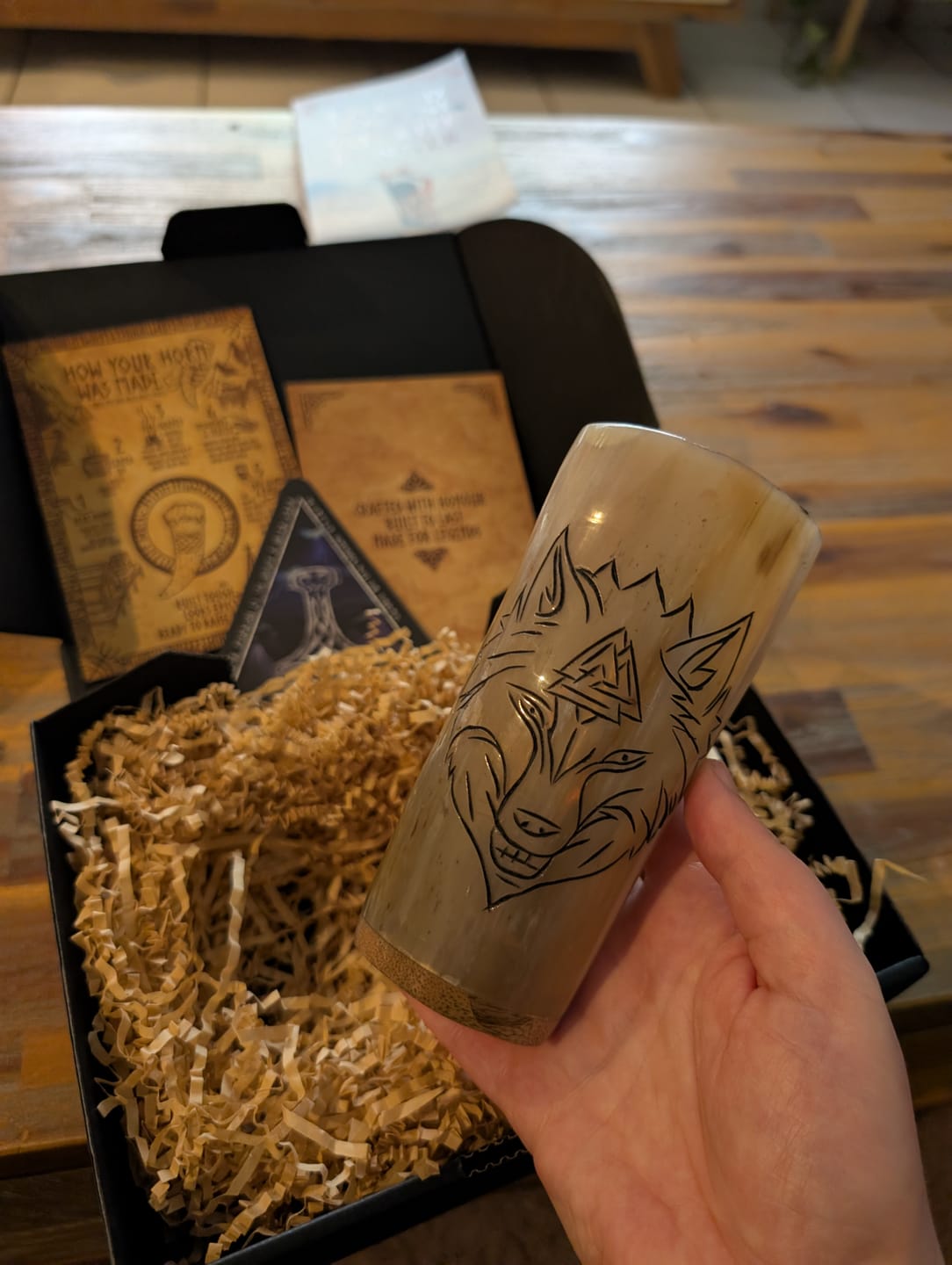 Customer photo review of Howl Of Valhalla Viking Cup