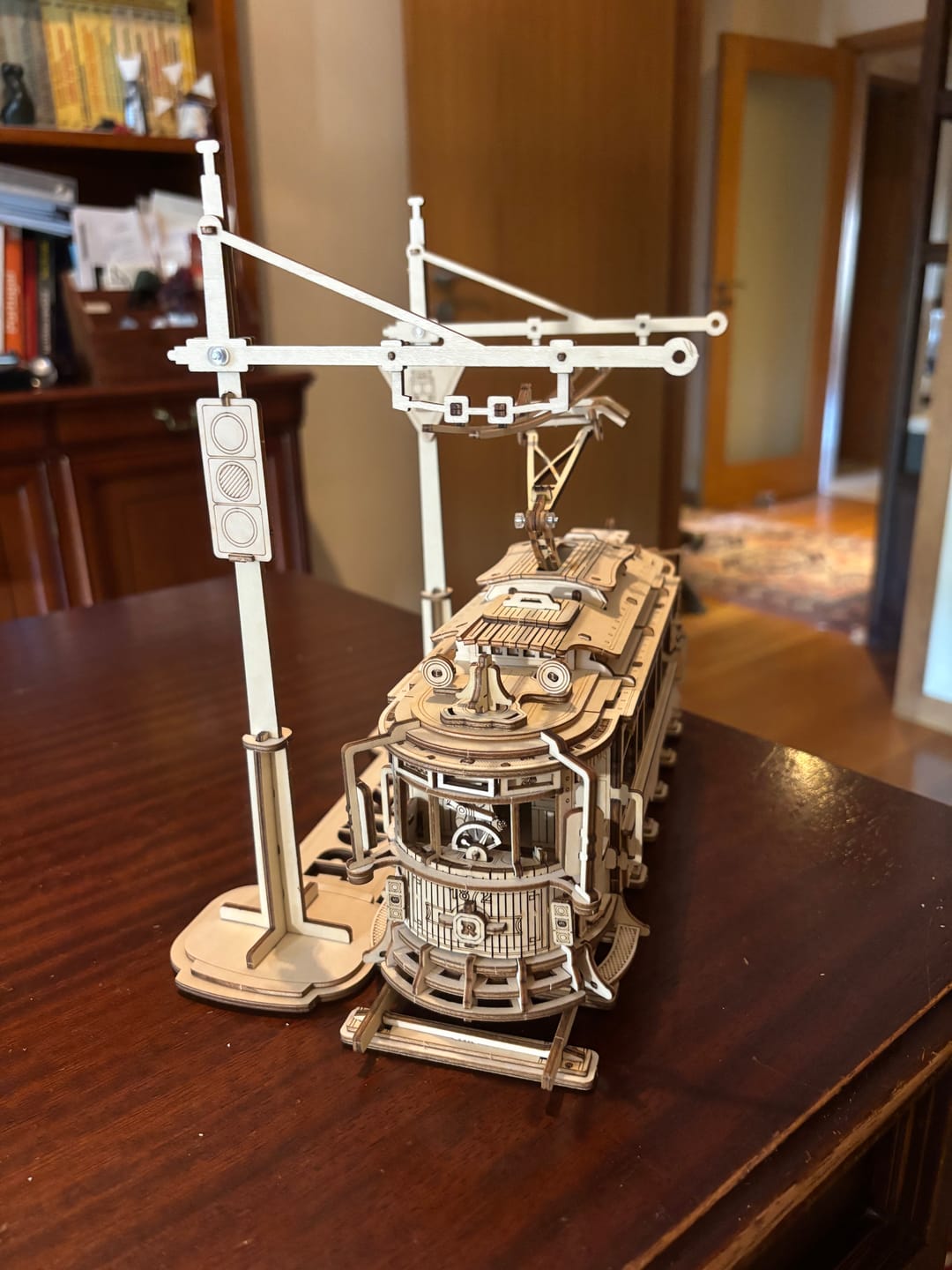 Customer photo review of Classic City Tram 3D Wooden Puzzle