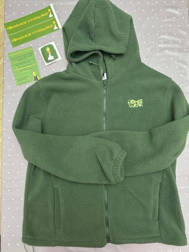 Customer photo review of Oversized Fit Teddy Unisex Hoodie