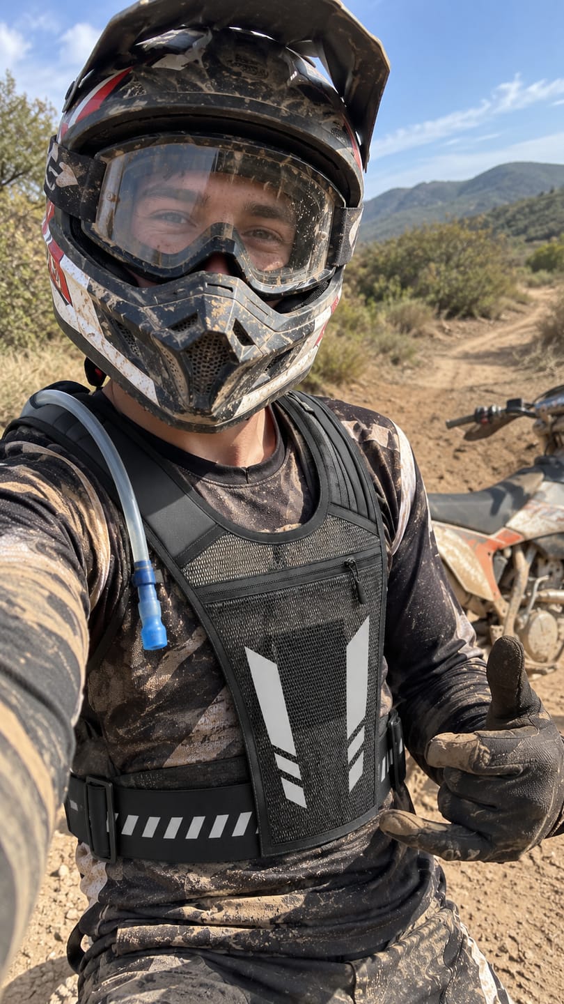Customer photo review of Chaleco reflectante deportivo