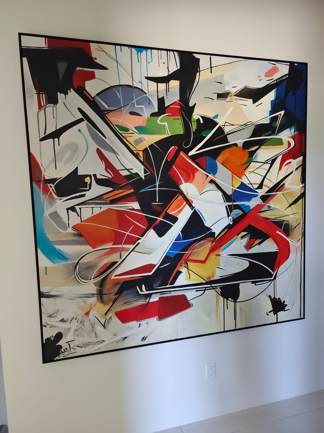 Customer photo review of Abstract Graffiti Art #GA026