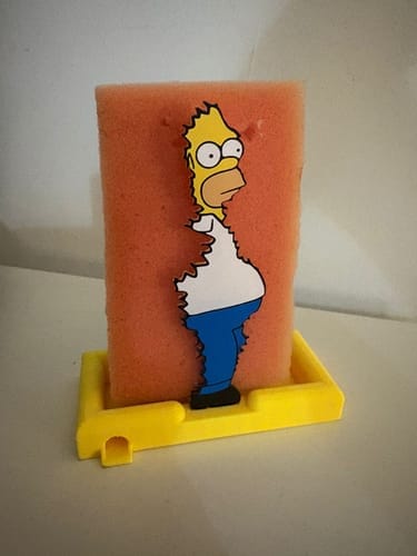 Customer photo review of Homer Sponge Holder