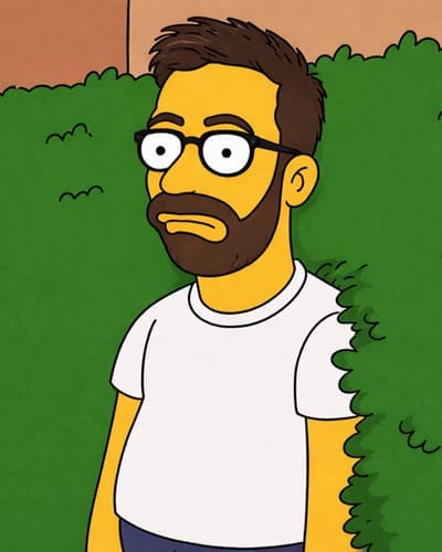 Customer photo review of Custom Simpsons Bush Meme Portrait