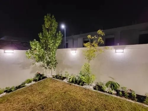 Customer photo review of Die-Cast Outdoor Wall Light, Black Wall Sconce, IP65, Optional Sensor