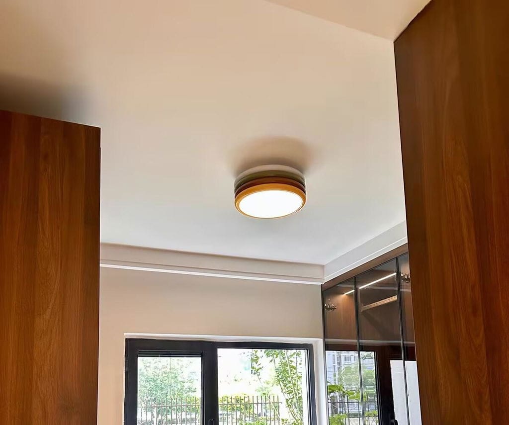 Customer photo review of Stacked Acrylic Ceiling Light, 50 cm Round, Integrated LED