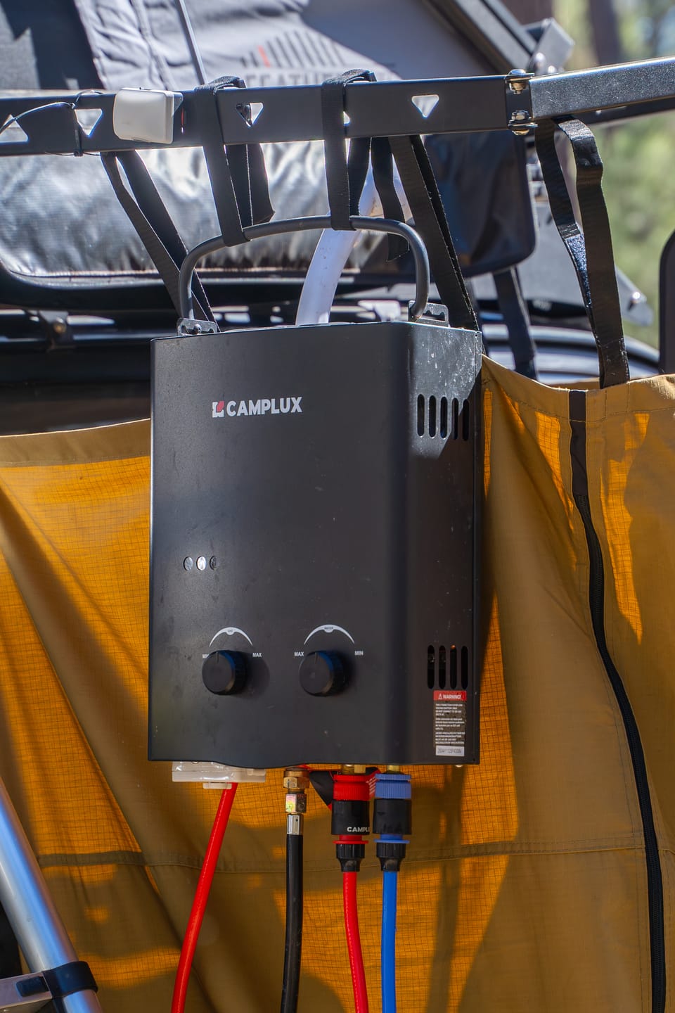 Customer photo review of Camplux Camper Water Heater
