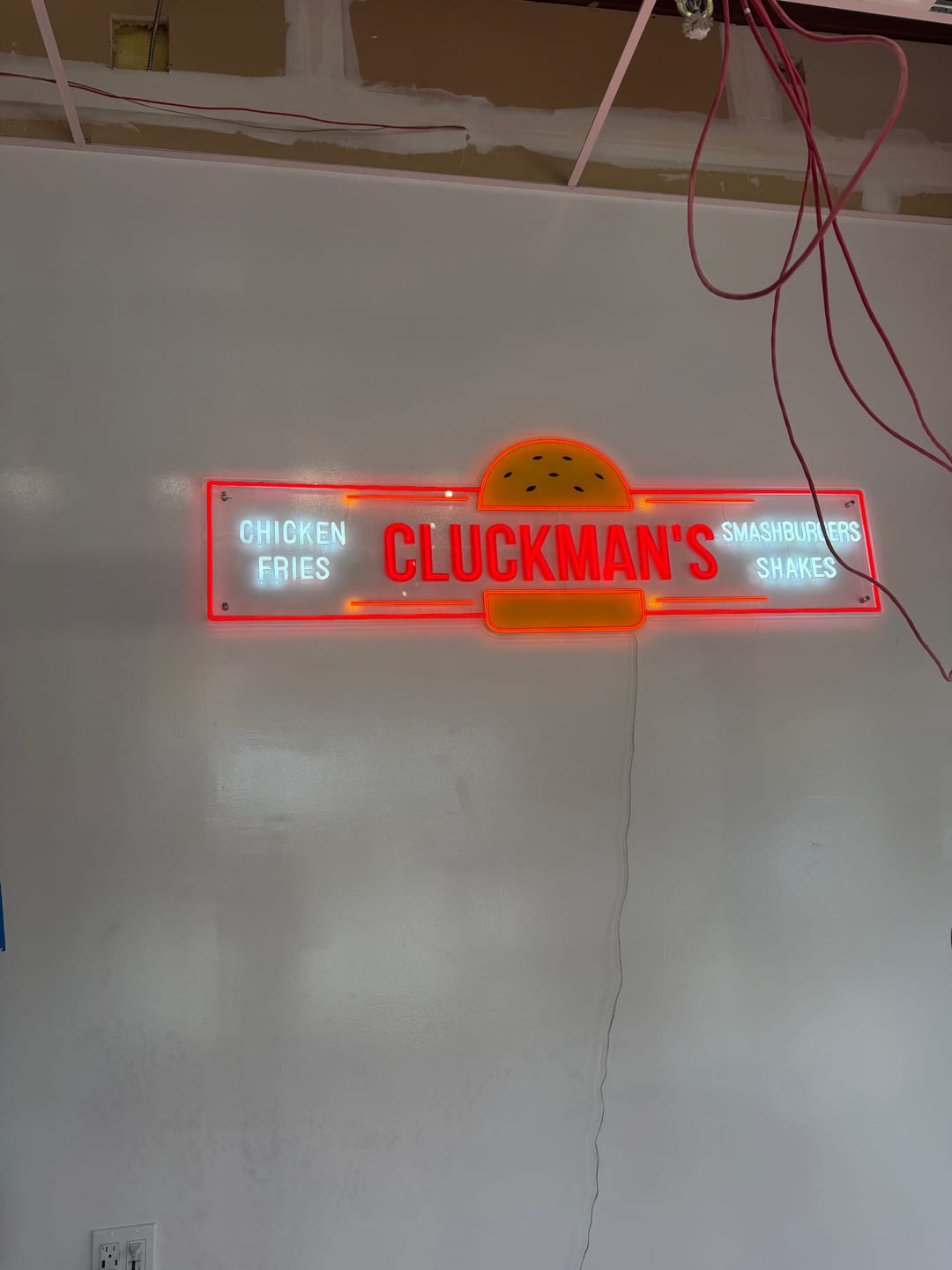 Customer photo review of Michael Gluckman Custom Signs | 4 LED Neon Signs
