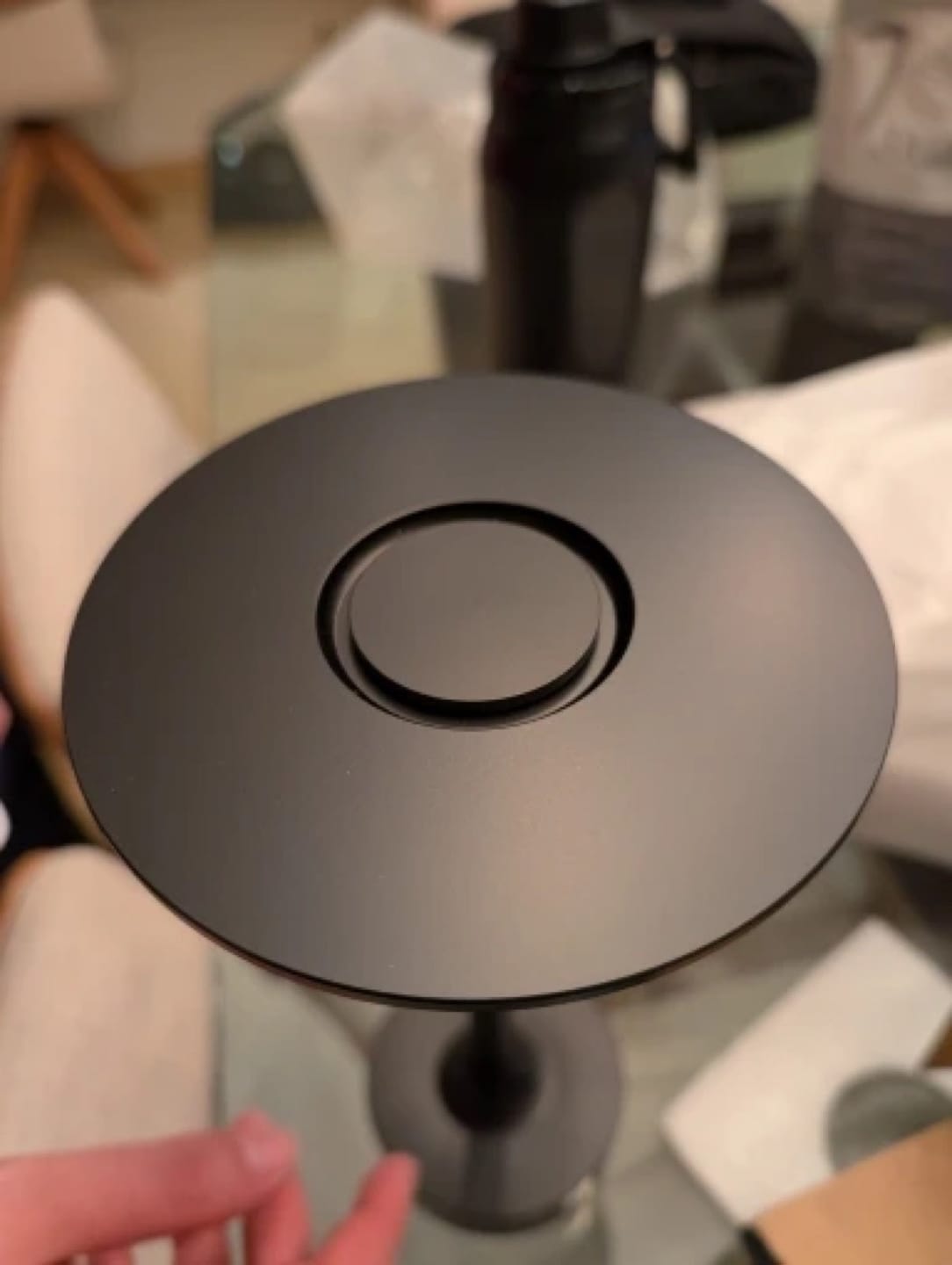 Customer photo review of Lampe de Table Sans Fil Rechargeable en Métal, Lampe de Chevet Tactile LED Design avec Variateur pour Maison et Restaurant - Domitille
