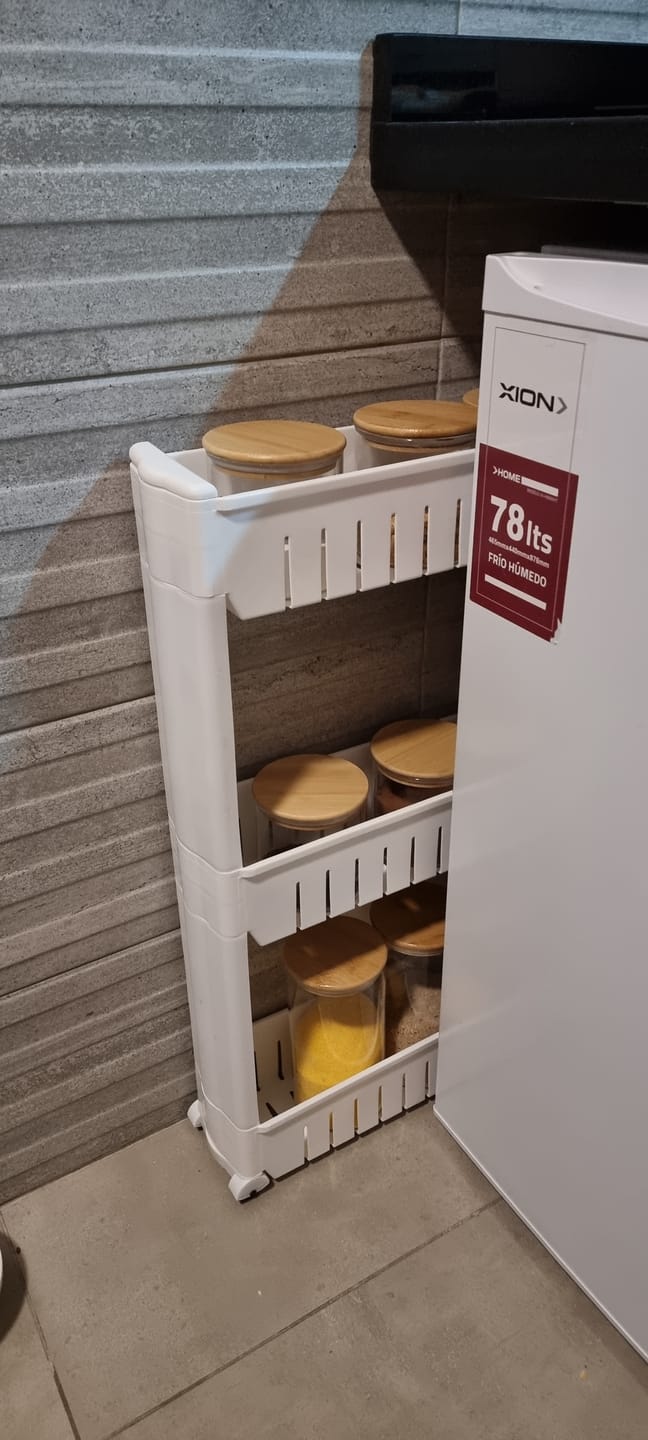 Customer photo review of Organizador espacios reducidos 3 Niveles