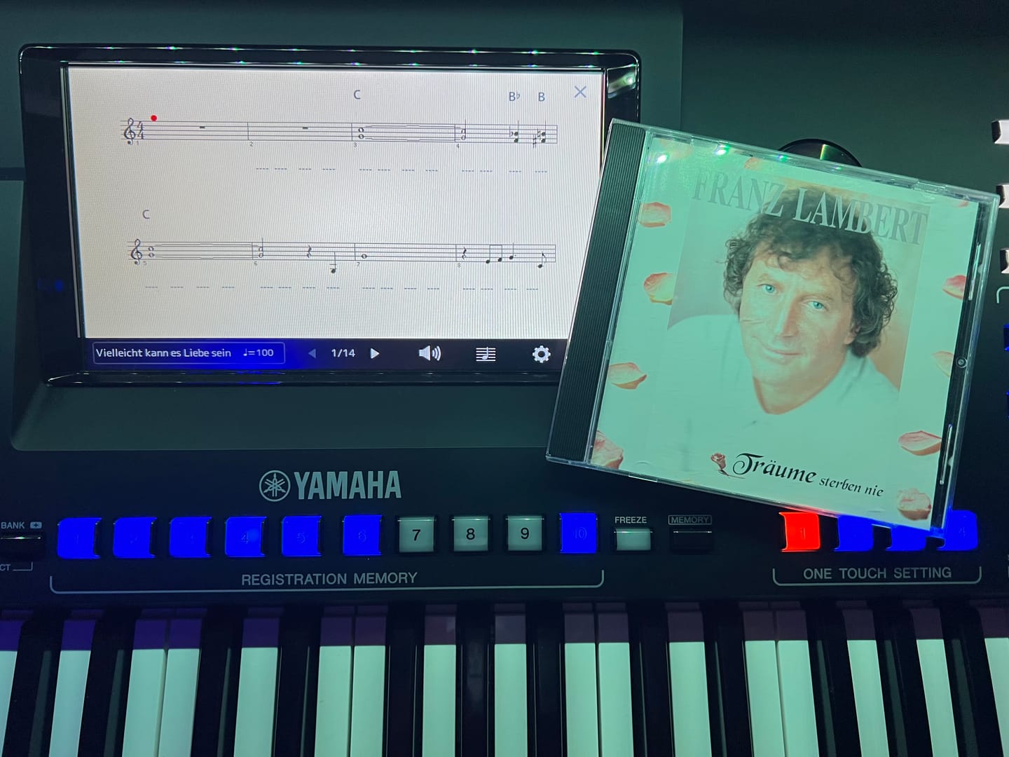 Customer photo review of Vielleicht kann es Liebe sein (MIDI-File)