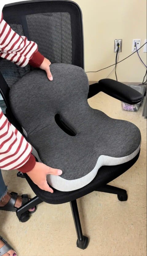 Customer photo review of SoftBack™ Ergonomic Seat Cushion