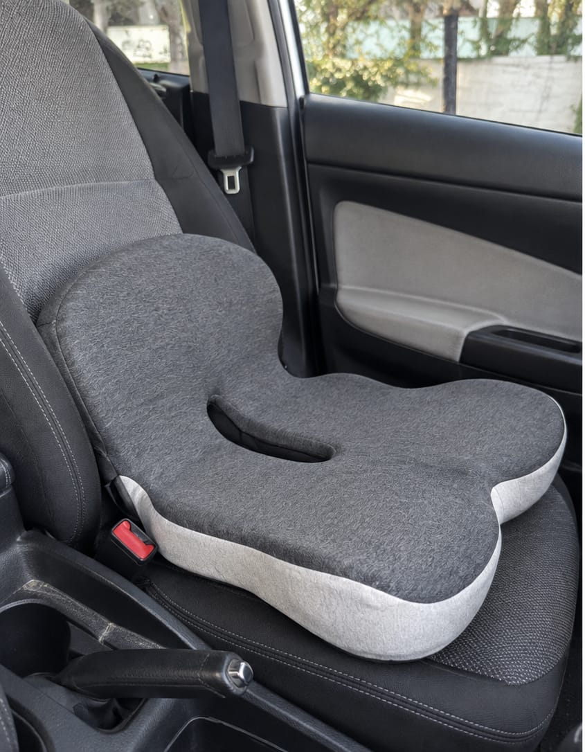 Customer photo review of SoftBack™ Ergonomic Seat Cushion