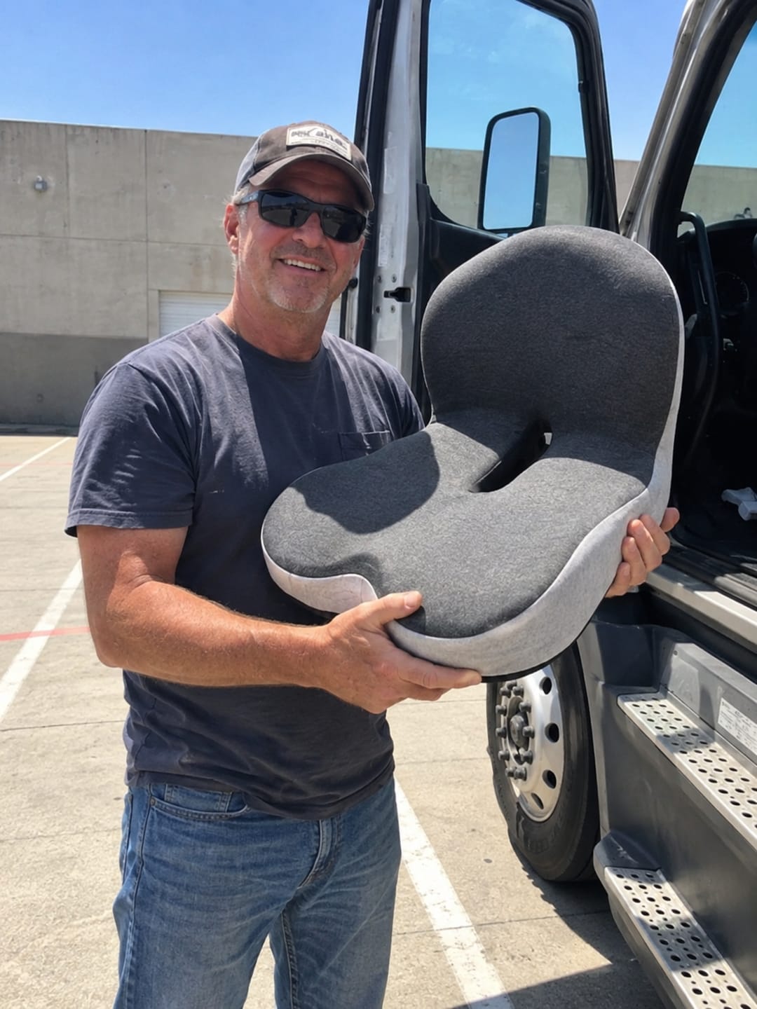 Customer photo review of SoftBack™ Ergonomic Seat Cushion