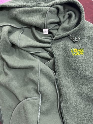 Customer photo review of Oversized Fit Teddy Unisex Hoodie
