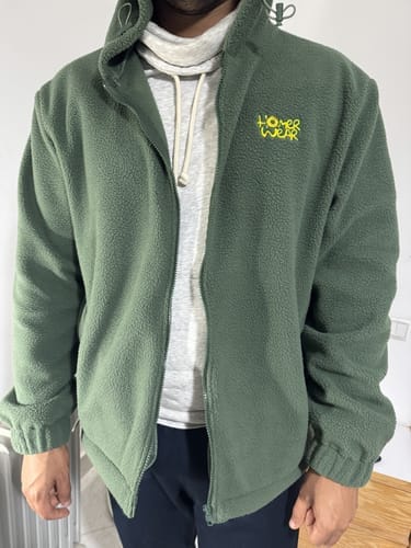 Customer photo review of Oversized Fit Teddy Unisex Hoodie