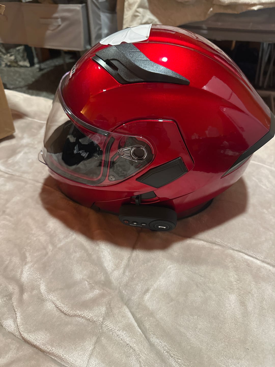 Customer photo review of R3 Modular Full Face Helmet - Bluetooth Headset