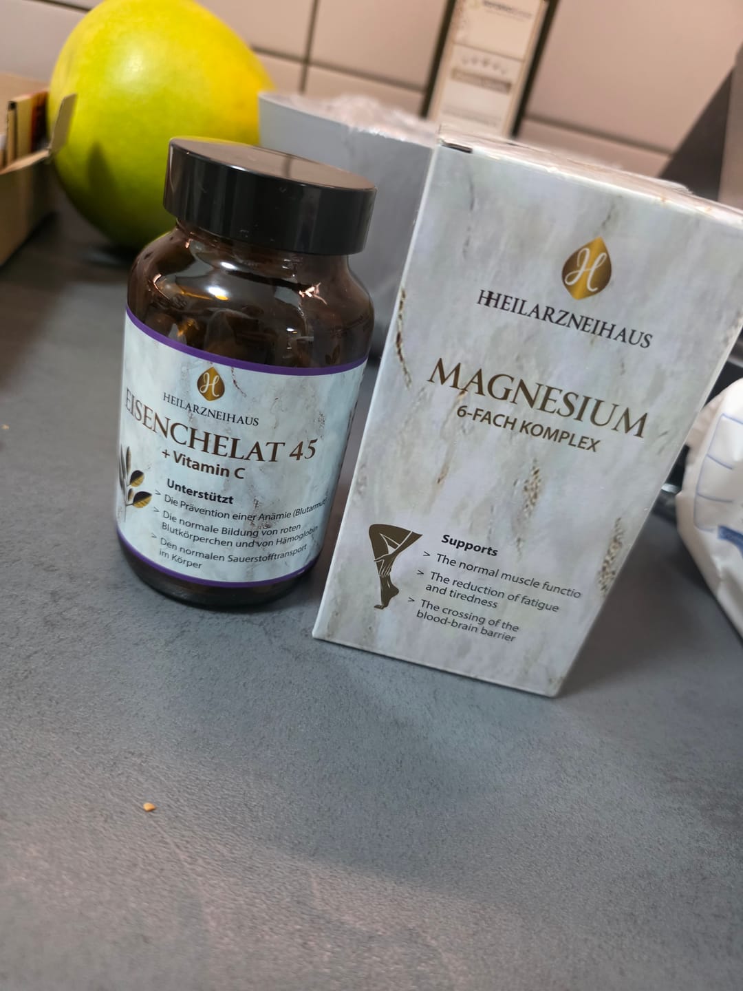 Customer photo review of Eisen 45 mg + Vitamin C hochdosiert Kapseln
