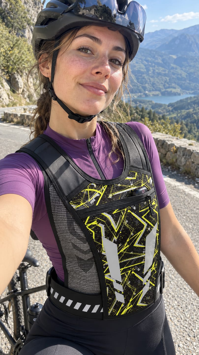 Customer photo review of Chaleco reflectante deportivo