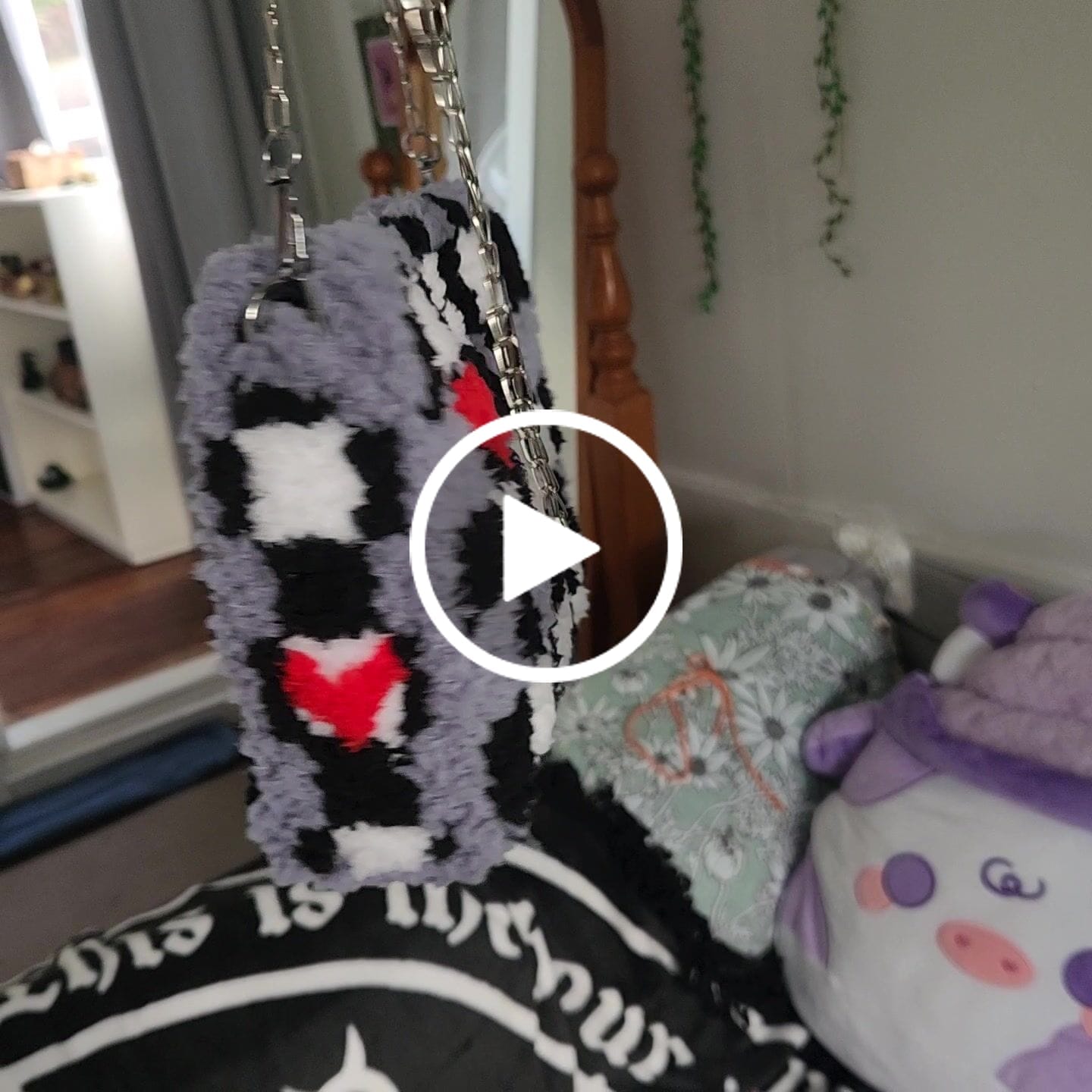 Customer video review of Black Checker- Woven Tote Bag Kit