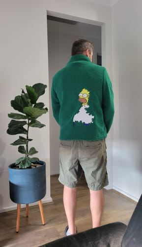 Customer photo review of Oversized Fit Teddy Unisex Hoodie