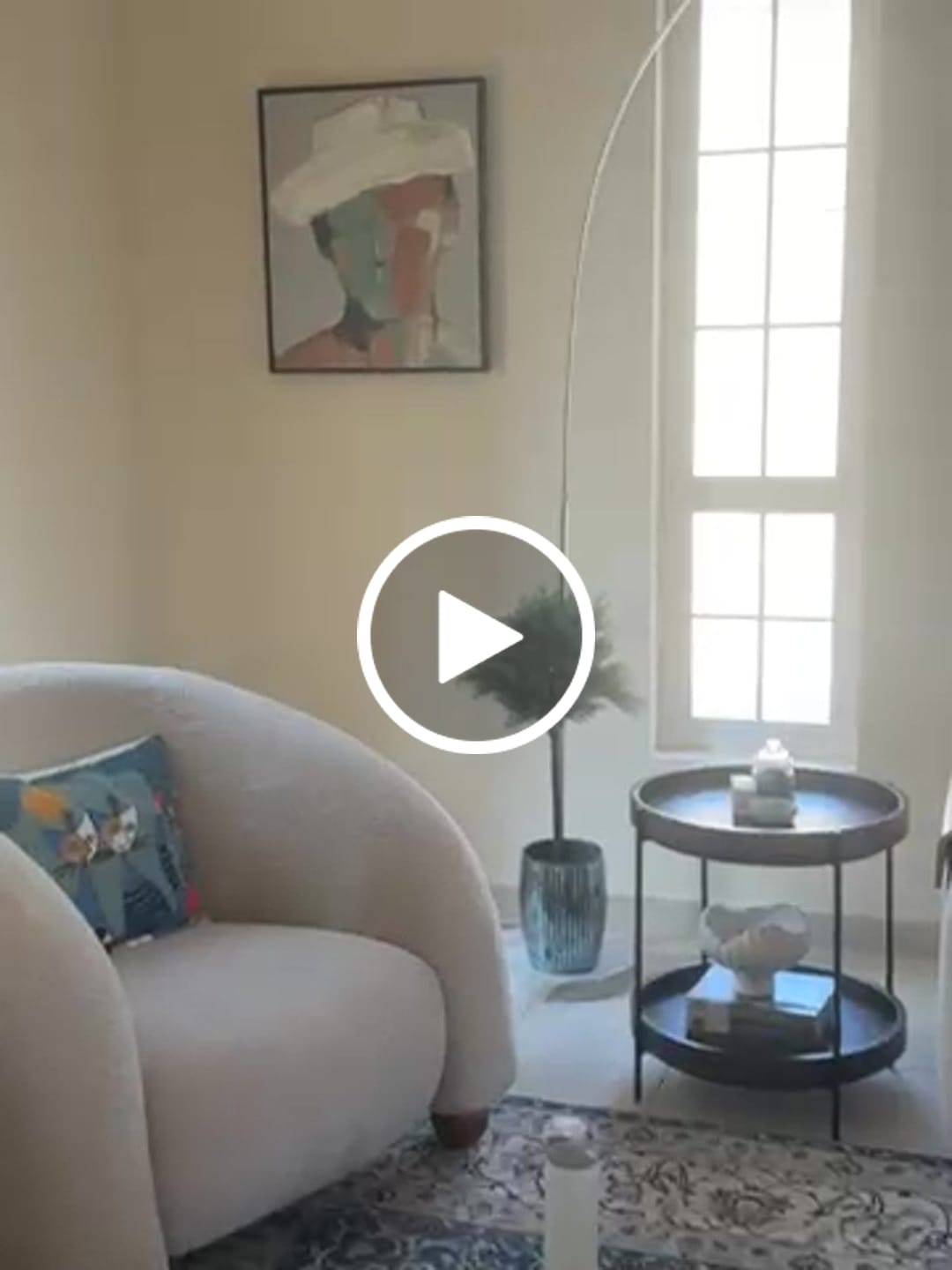 Customer video review of Plaster Art Texure Painting #SG660