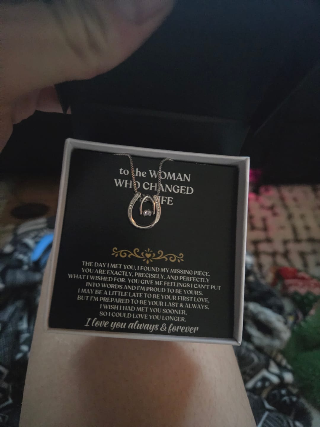 Customer photo review of To The Woman Who Changed My Life - Beautiful Gift Set - SS62V2