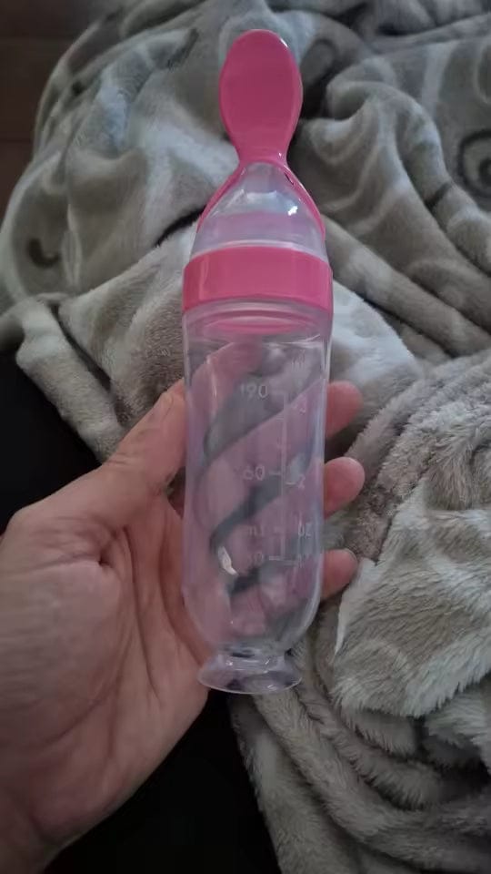 Customer photo review of Mess-Free Feeding Spoon
