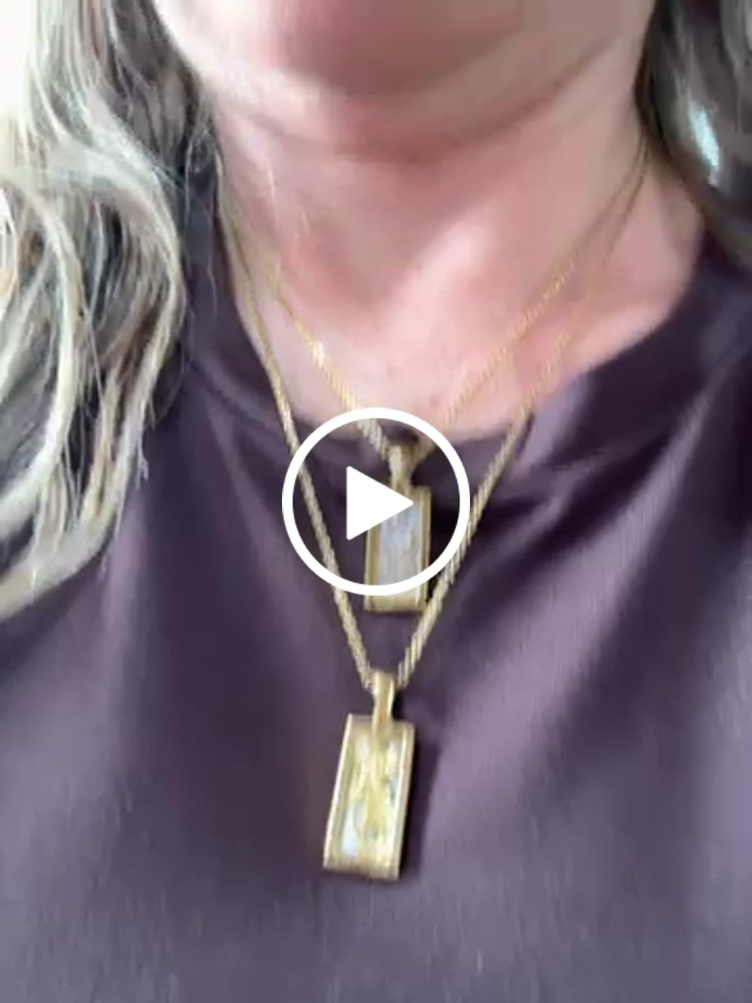 Customer video review of Strength - Tarot Card Necklace