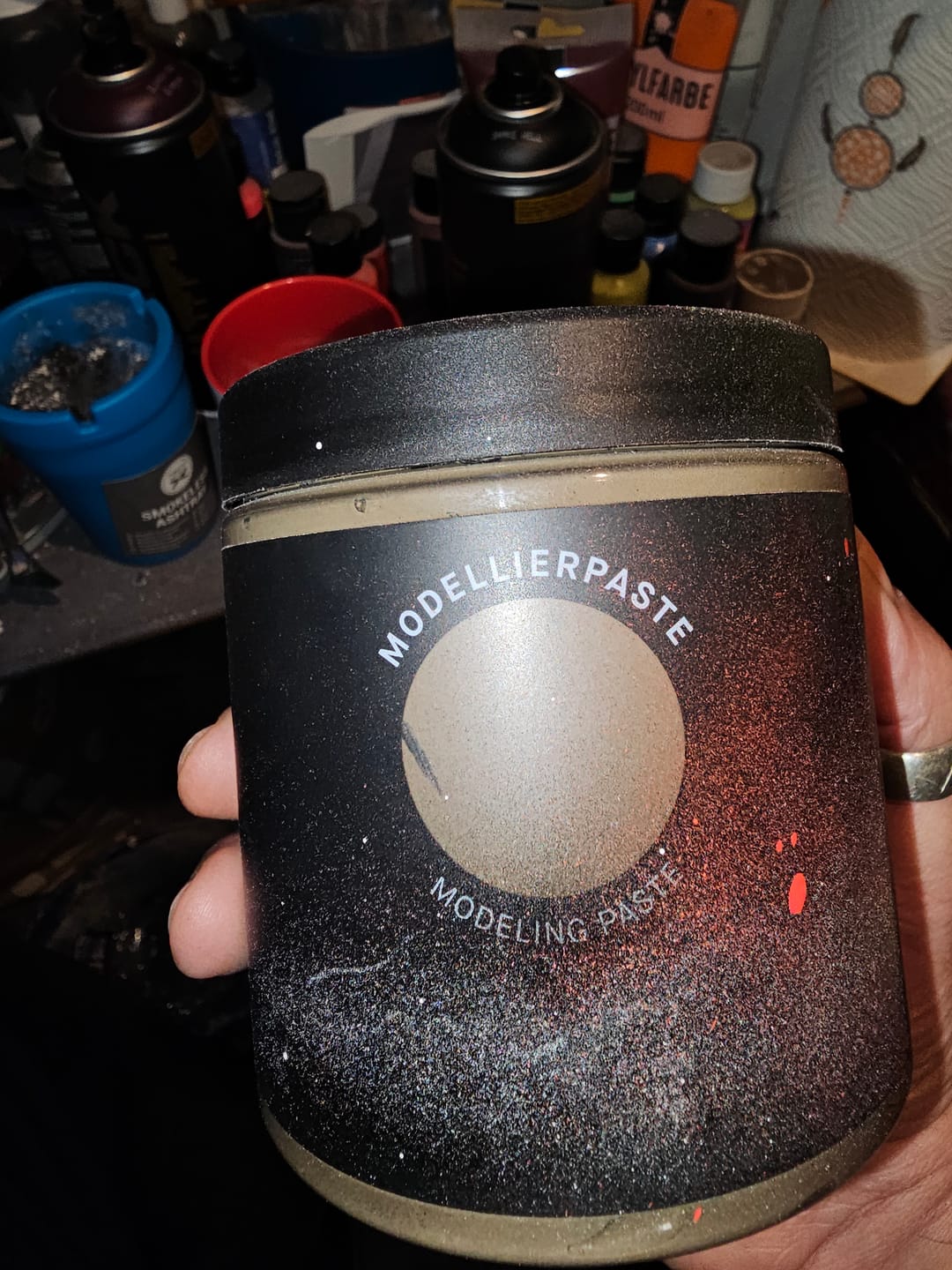 Customer photo review of Modellierpaste Glatt Umbra