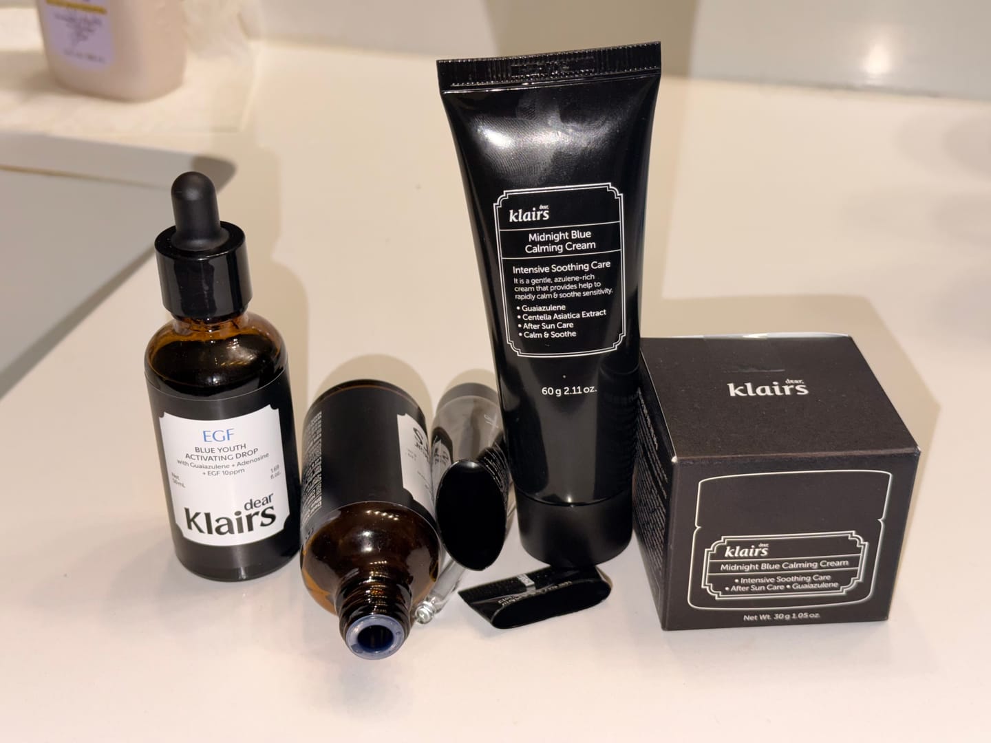 Customer photo review of SOS Calming Duo — EGF Serum & Calming Cream Set