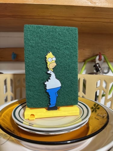 Customer photo review of Homer Sponge Holder