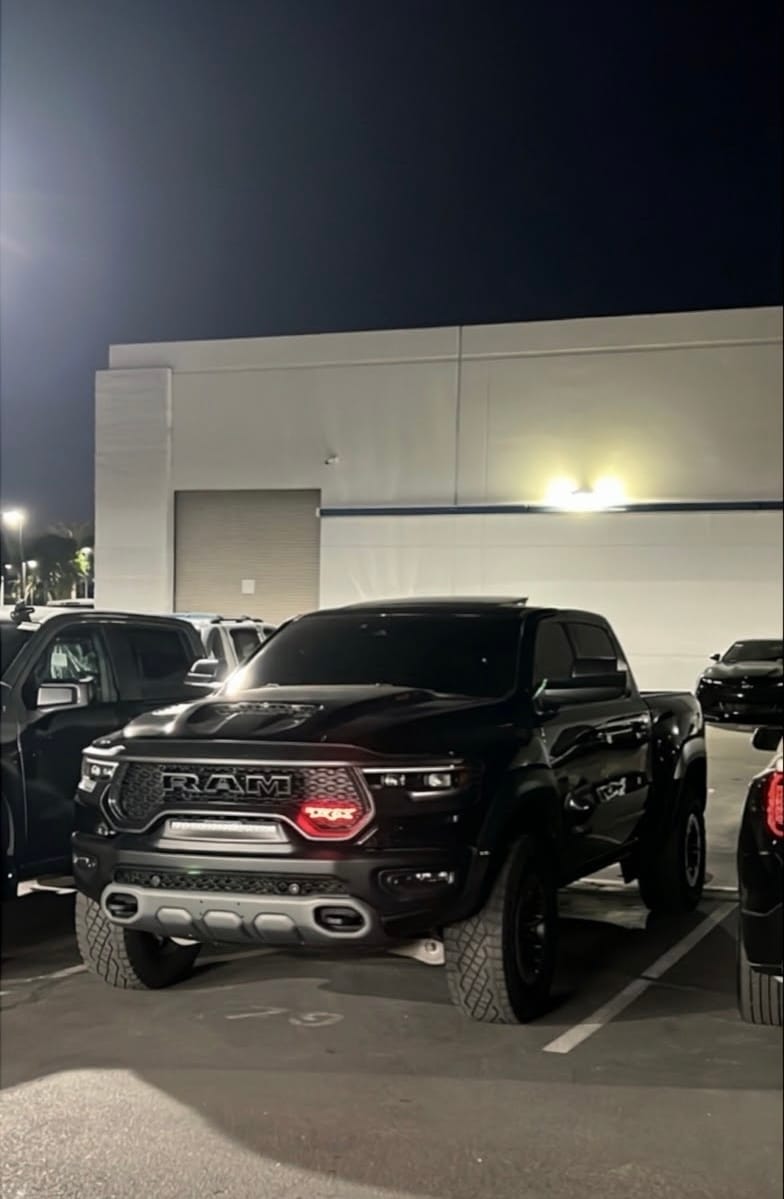 Customer photo review of LED Emblem Badge: (Multicolor) – Compatible with Ram TRX
