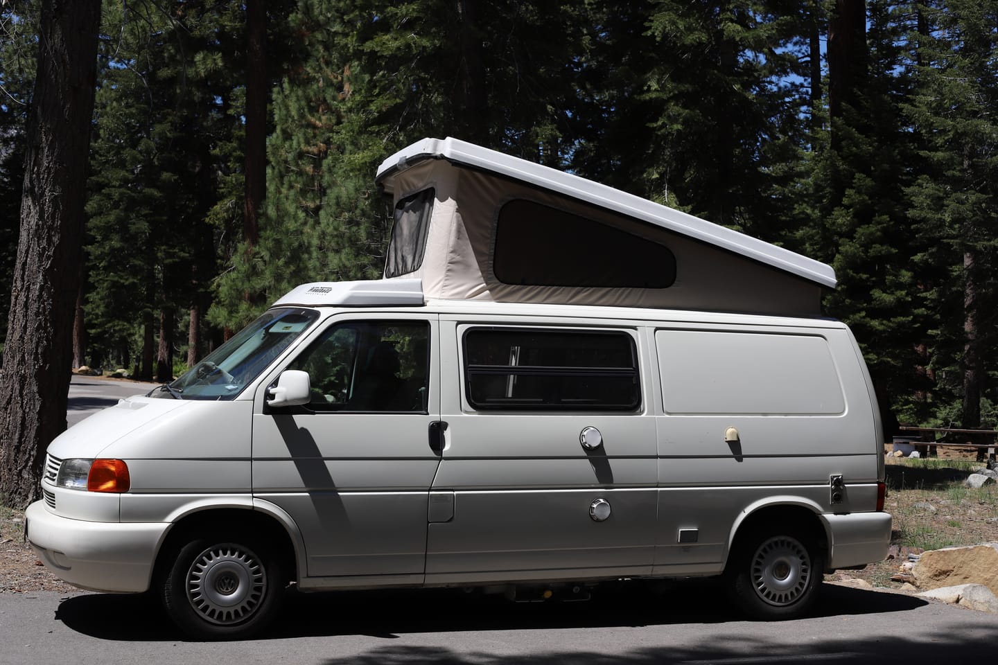 Customer photo review of Pop-Top Roof Canvas Replacement Compatible with VW T4 EuroVan Winnebago LWB (1995–2003)