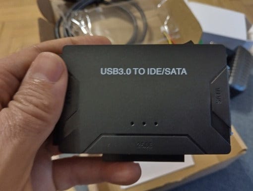 Customer photo review of DataRevive – Open je oude harde schijf via USB