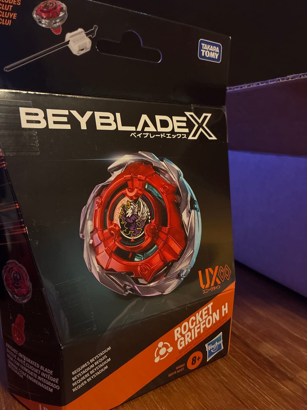 Customer photo review of HASBRO Rocket Bullet Griffon H Beyblade X Starter