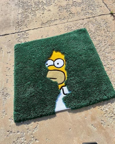 Customer photo review of Fluffy Tufted Homer Rug