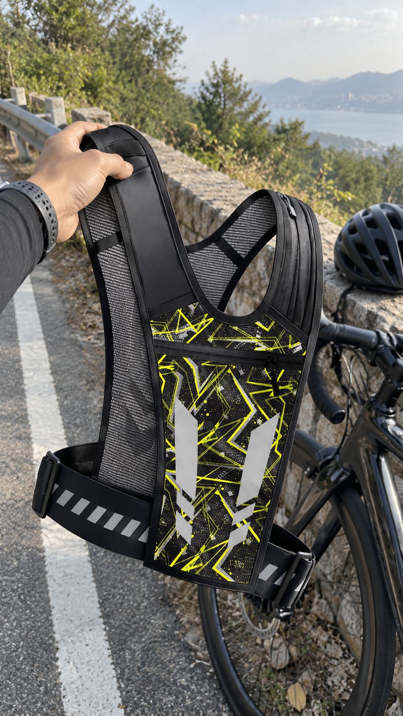 Customer photo review of Chaleco reflectante deportivo