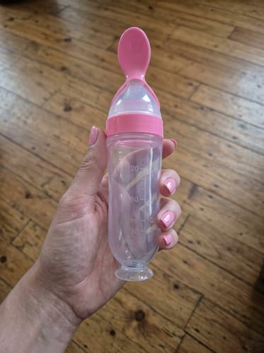 Customer photo review of Mess-Free Feeding Spoon