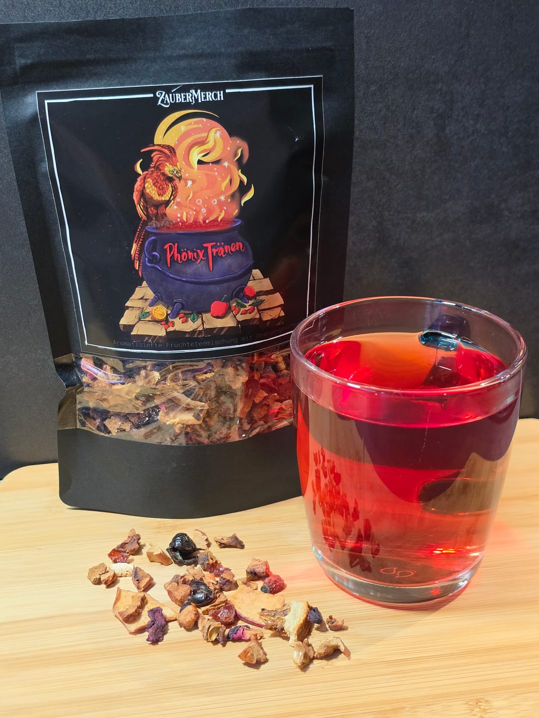 Customer photo review of Phönix Tränen – Zaubertrank Früchtetee Orange Zitrus