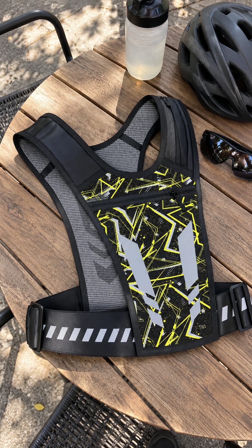 Customer photo review of Chaleco reflectante deportivo