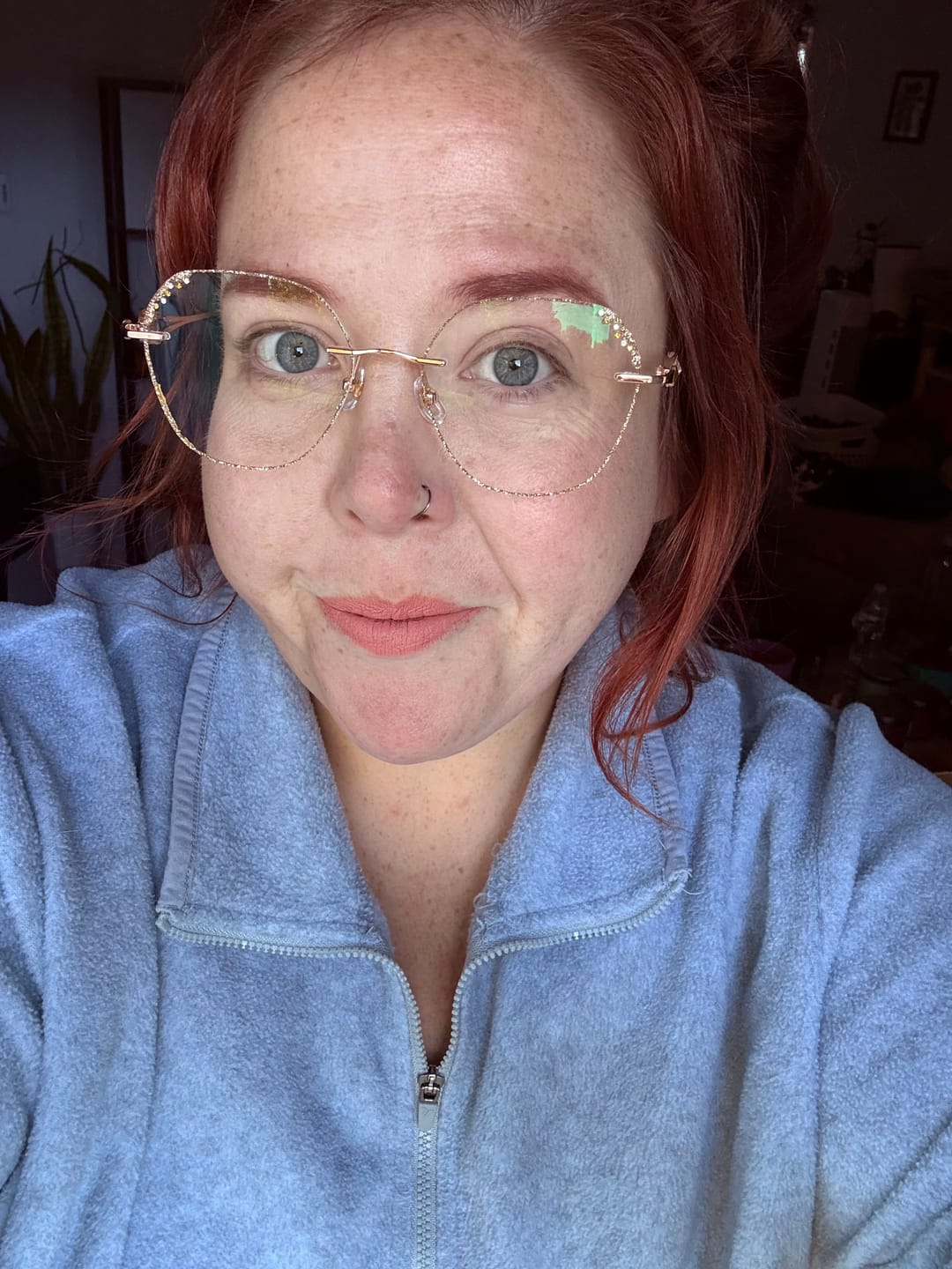 Customer photo review of Aria Eyeglasses